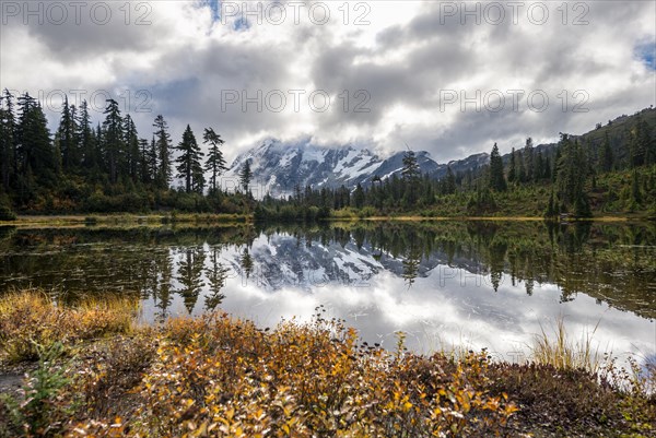 Mt. Shuksan in clouds