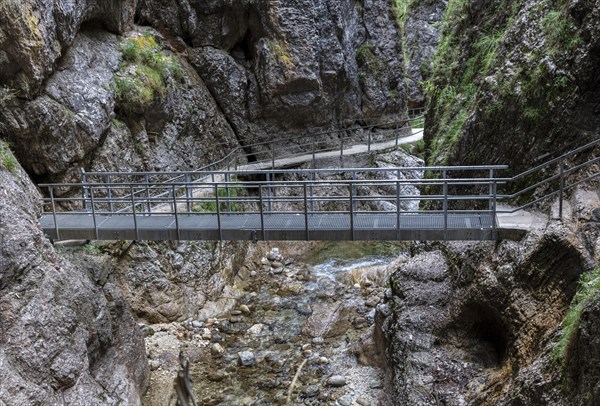 The Almbachklamm in the Berchtesgadener Land