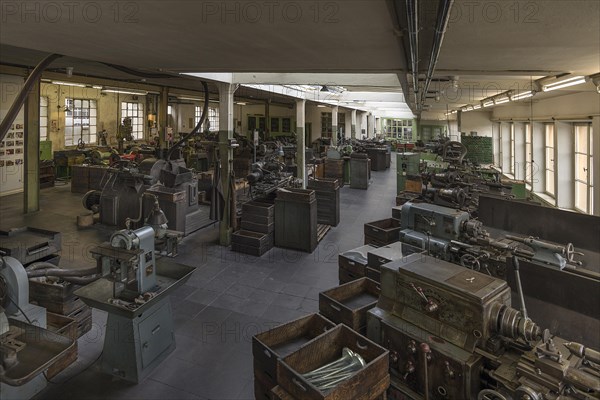 General view of the turning shop of a former valve factory