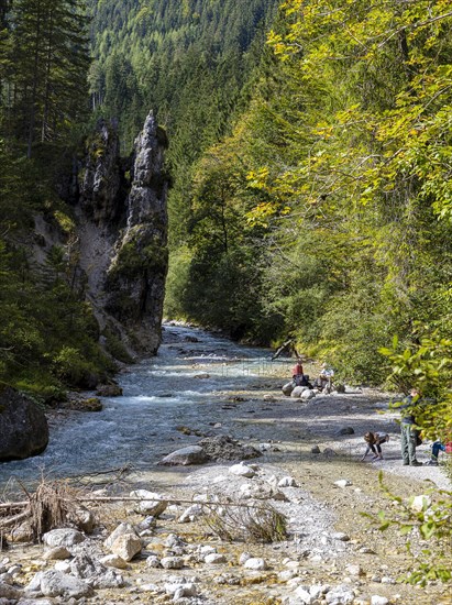 The Wimbachklamm in Berchtesgadener Land