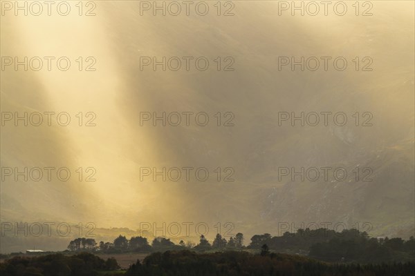 Light mood with autumn landscape