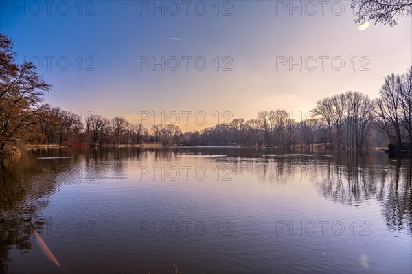 Annateich in Hanover Kleefeld at sunrise