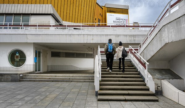 Stairs at the Philharmonie in Herbert von Karajan Strasse