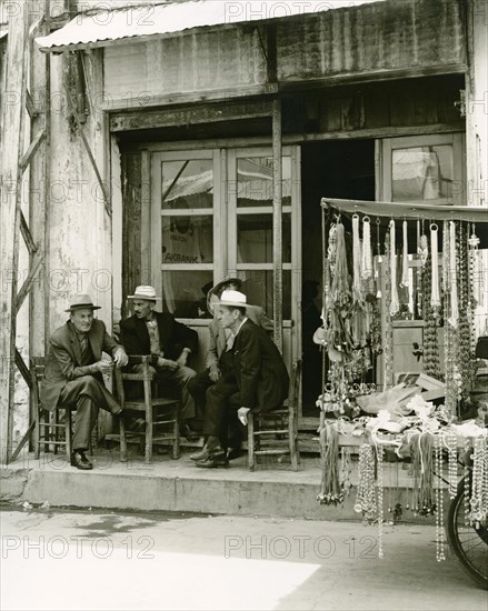 In front of a coffee house Bodrum