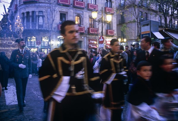 The culmination of the Semana Santa during the Madruga