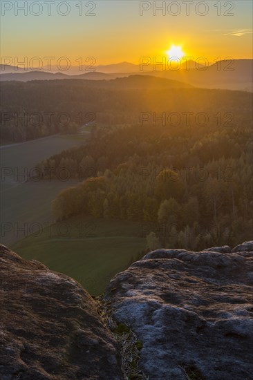 Sunrise on the Pfaffenstein