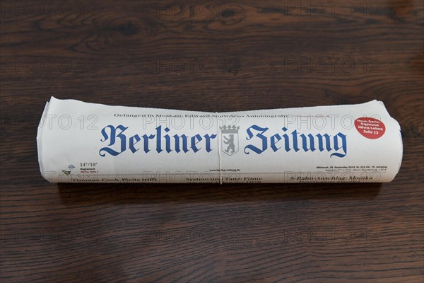 Daily newspaper Berliner Zeitung