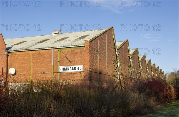 Hangar 45 building former RAF military base