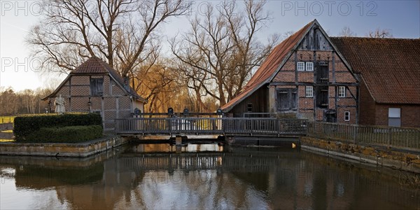 Former prince-bishop's water mill on the Dinkel