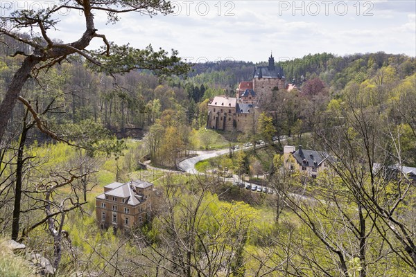 Kriebstein Castle in the Zschopau Valley