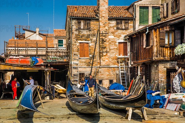 Gondola Yard on Rio San Trovaso