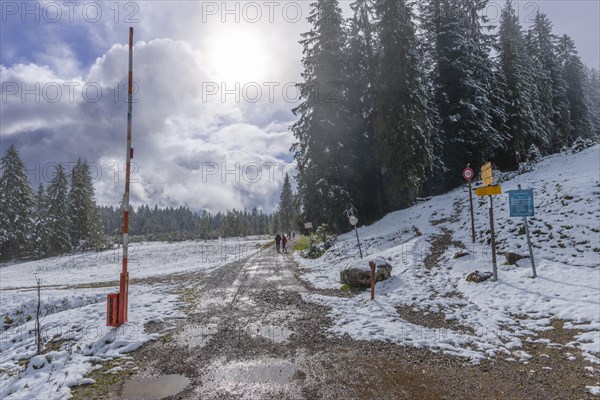 Border crossing to Austria