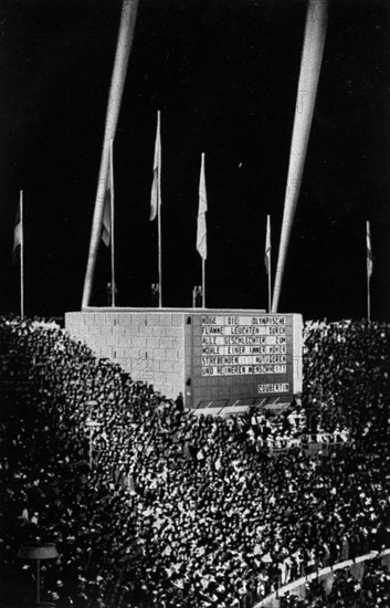 The message of Baron Pierre de Coubertin at the Victory Table