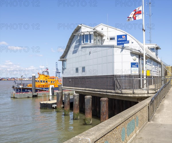 Modern architecture of the RNLI Lifeboat station