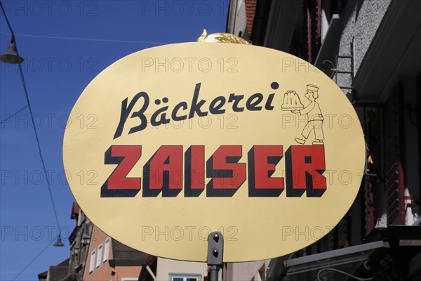 Sign bakery Zaiser