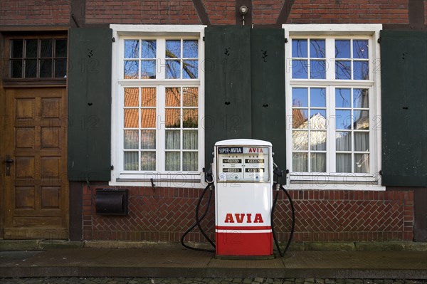 Old petrol pump in the former Asbeck Monastery