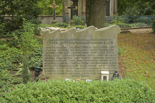 Memorial stone to the victims of the tsunami