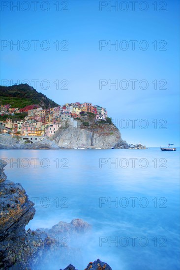 The old fishing village of Manarola