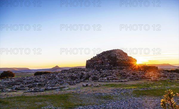 The Nuraghe of Su Nuraxi or Su Nuraxi di Barumini one of the most important nuragic archeological sites in Barumini