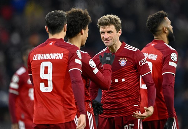 Goal celebration Thomas Mueller FC Bayern Munich FCB