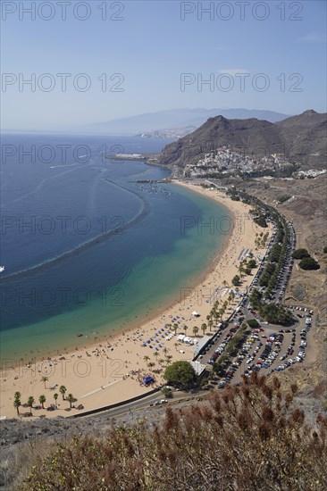 The beach Playa de Las Teresitas