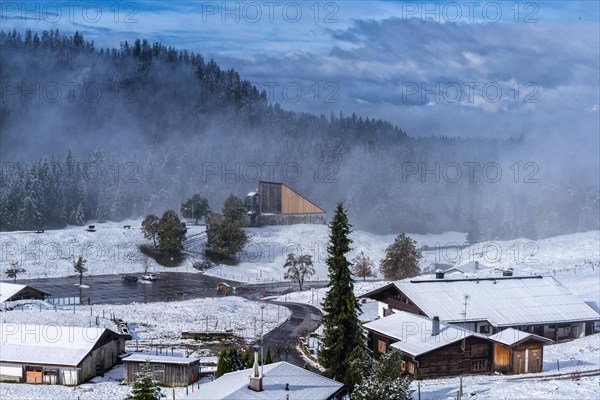 First snow in October at the Winklmoosalm