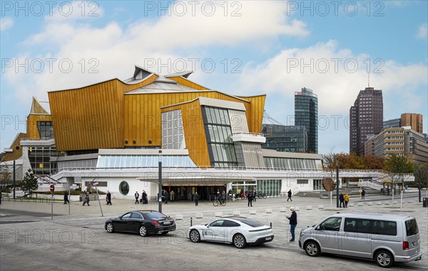 The Philharmonie in Herbert von Karajan Strasse