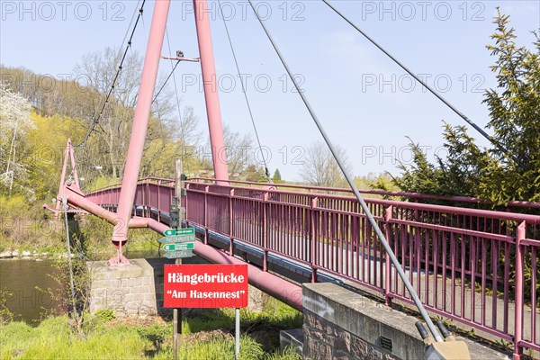Suspension bridge Am Hasennest