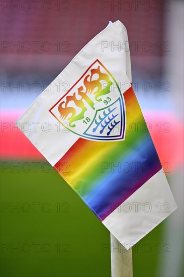 Corner flag LGBTQ international term for Lesbian