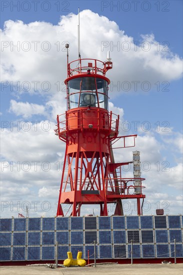 Marine navigation equipment storage maintenance yard