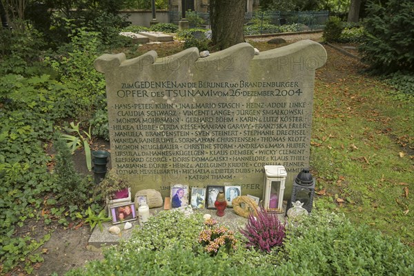 Memorial stone to the victims of the tsunami