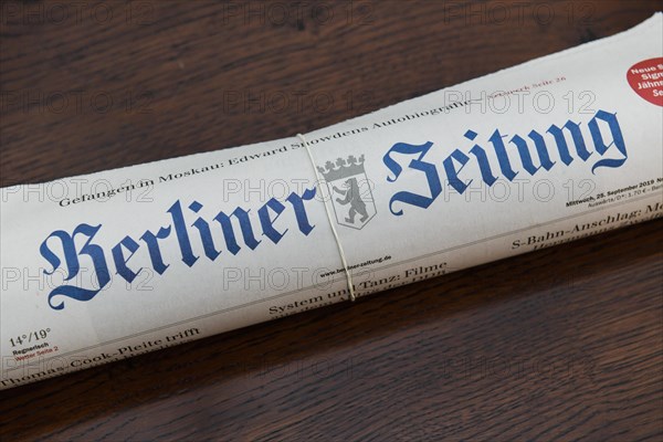 Daily newspaper Berliner Zeitung