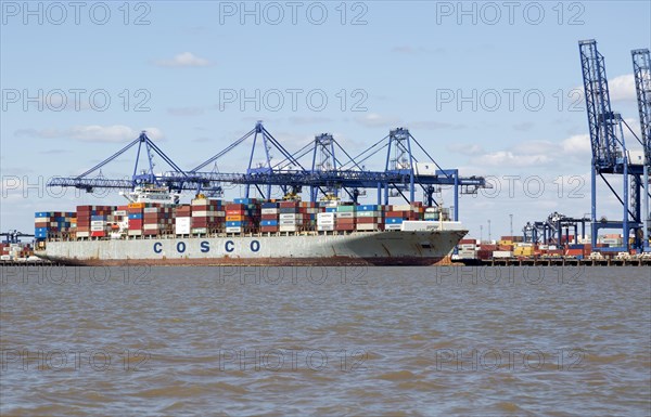 Cosco Vietnam container ship at Trinity Terminal