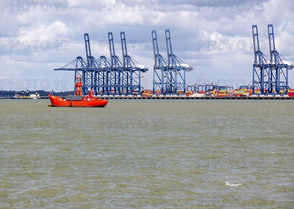 red lightship at mooring