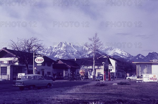 Three petrol stations in Kochel am See