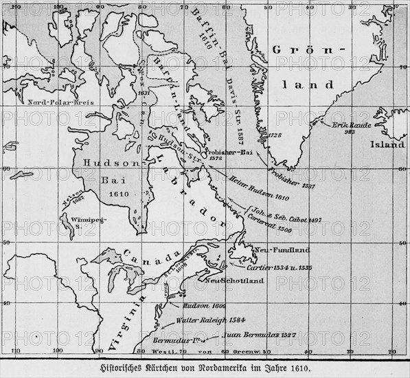 Historical map 1610