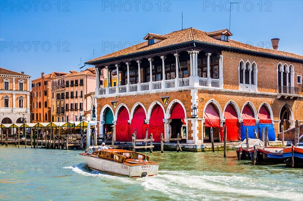 Mercato di Rialto with freshly caught fish and seafood