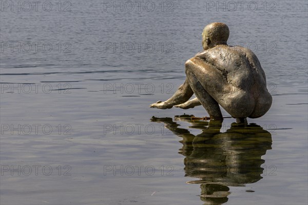 The artwork El Nino in Radolfzell on Lake Constance