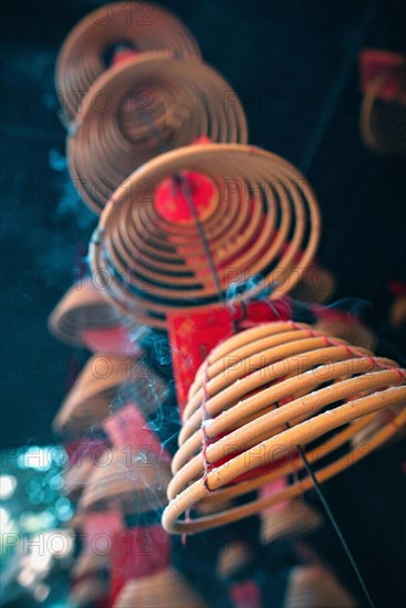 Circular incense In Chinese temple