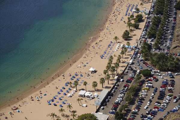 The beach Playa de Las Teresitas