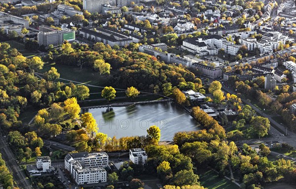 Aachen pond in the inner green belt