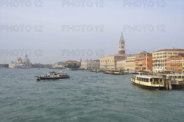 Grand Canal with Campanile and Palazzo Ducale in the morning