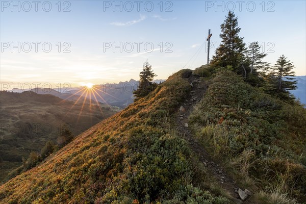 Sunrise on Portlakopf in autumn