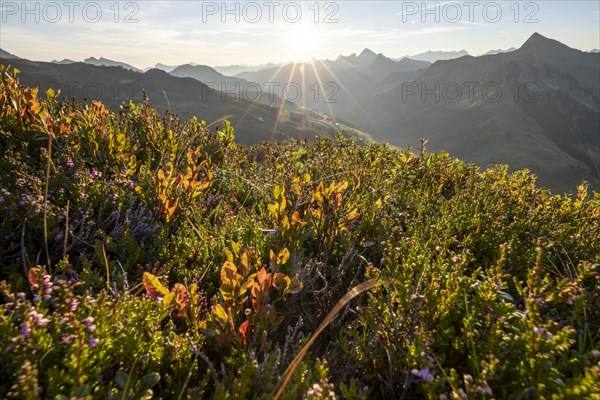 Sunrise on Portlakopf in autumn