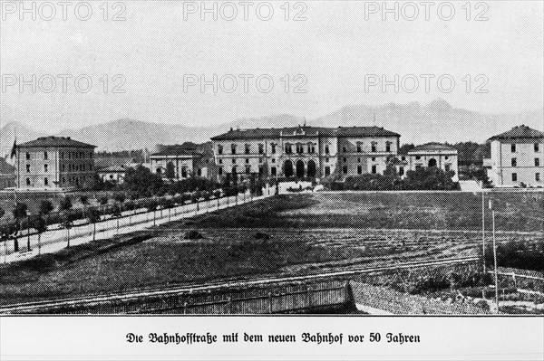 Bahnhofstrasse and railway station