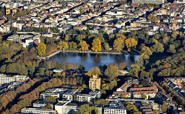 Aachen pond in the inner green belt