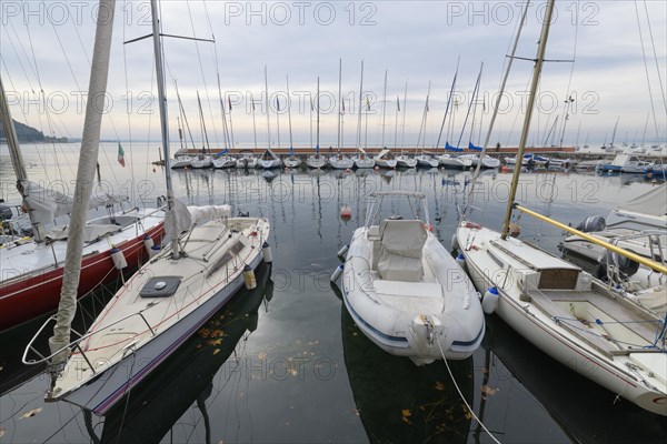 Harbor with fishing boats