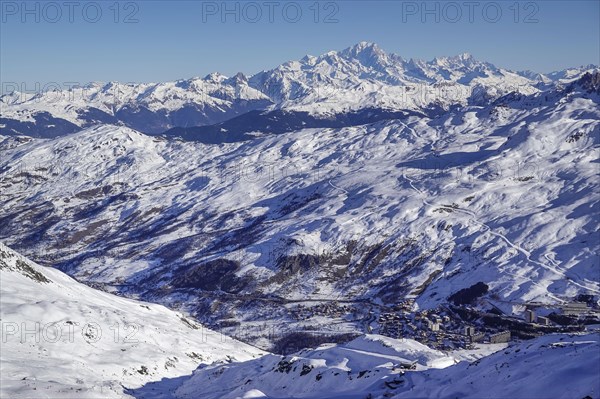 Mountain resort of Les Menuires