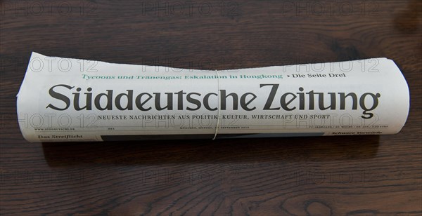 Daily newspaper Sueddeutsche Zeitung