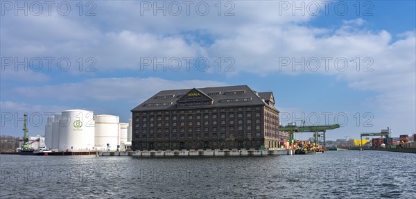 Tank farm for mineral oil at Westhafen in Berlin